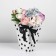 Box for flowers on the ribbons "Stylish Golka", 17 x 25 x 9 cm