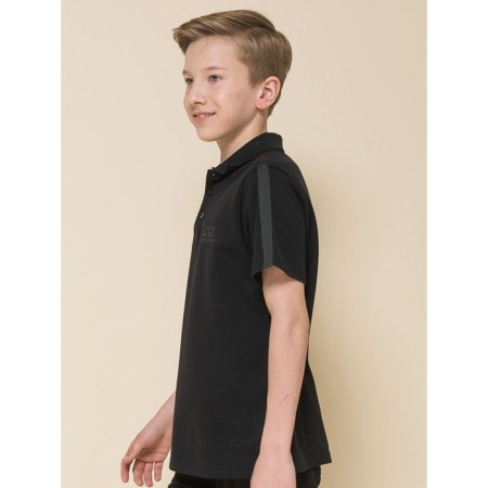 Polo for the boy Pelican, height 158 ​​cm, black color-2