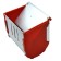 Bunker feeder for rabbits, without lid, plastic