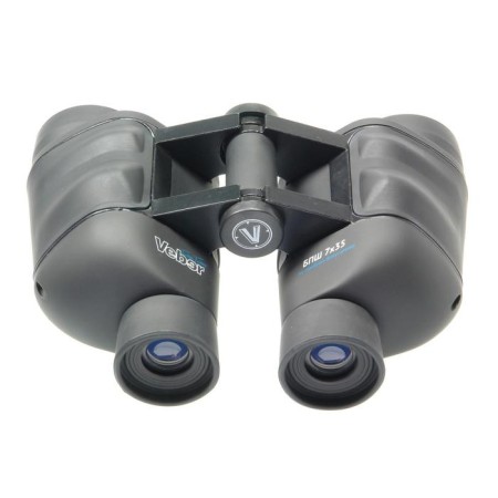 Field binoculars VEBER FREE FOCUS BPSh, 7 × 35, black color-1