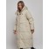 Coat insulated winter female, size 44, color light-beige