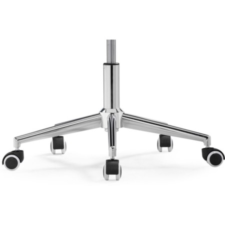 Computer chair ATV metal/eco -leather, chrome/beige 42x57x86 cm-8