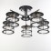 Help "Egan" E27 5x60W silver 53x53x30 cm Bayerlux