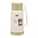 Thermos 1 l, with a glass flask, retains heat 12 hours, with a mug, beige