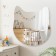 Wall mirror, 50x53 cm, with 1 plate
