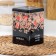 Bank for bulk products Dark, 1.5 l, 15 × 10 × 10 cm, black color