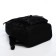 Youth backpack from textiles, 6 pockets, black color
