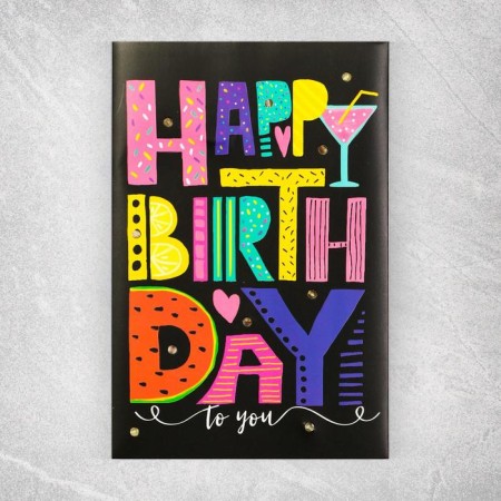 Garland Happy Birthday to You, 14 x 21 x 0.3 cm-1