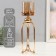 Summary Metal "Titsinia" gold d = 4.5cm 11x11x40 cm
