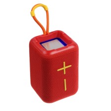 Portable column F68, 5 W, 600 mAh, backlight. Micro SD, red