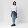 Women's T -shirt MIST BASIC, White, p. S-m