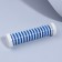Massager "Miracle Pale", 14 × 3.7 cm, white/blue color