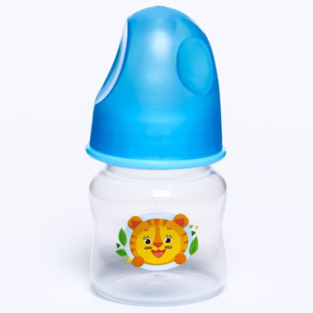 A bottle for feeding "Tigerok", classic throat, 60 ml., 0 months, color mix-1