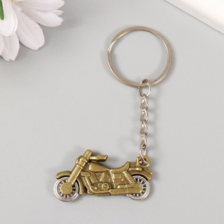 Metal key "motorcycle" wheels spin 1.9x4 cm