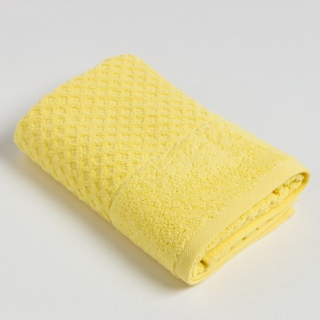Trick Lovelife "Silky Dream" 50x90 cm, yellow, 100% cotton, 400 g/m2-1