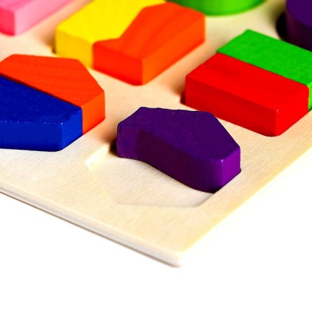 Puzzle "Logic figures", set of 3 pcs.-3