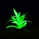 The plant is artificial aquarium, luminous, 10 cm, green
