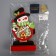 LED figure "Snowman" 13 × 24 × 5 cm, wood, batteries AAAX2 (not complete), glow warm white