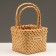 A set of wicker baskets, sequoia, 18x18x15/29.5 cm, 15x15x12/27.5 cm, 2 pcs., Natural