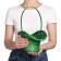 Wicker basket, bamboo, green, (hat), big