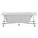 Installation kit Viant "Cuba" 170x70 cm, X-shaped frame