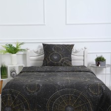 A bedding set 1.5 joint venture constellation Black, 150x210 cm, 150x210 cm, 70x70 cm, calico, 120g/m, HL100%