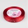 Satiner tape "Hearts", 15 mm × 23 ± 1 m, color red No. 026