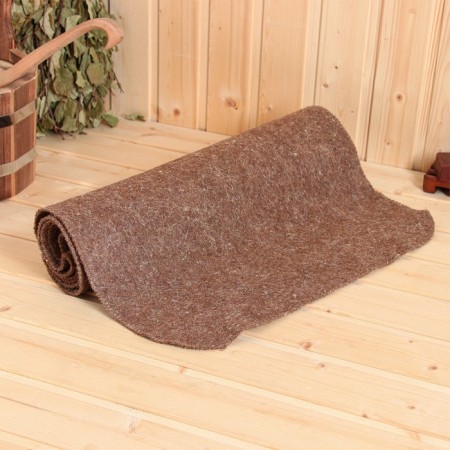 A sunbed for the bath "Classic", felt, dark, 150x50cm-3