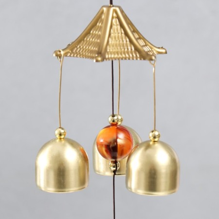 Wind Music Metal "Ganesha" 6 bells for bronze 42 cm-2