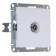 Television socket "W59" Sche RTS-151-1-86, single, terminal, white