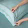 KIA pillowcase set, size 50x70 cm, turquoise color, 2 pcs