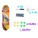Set of Extrem "Skate Park", a fingerboard with a springboard