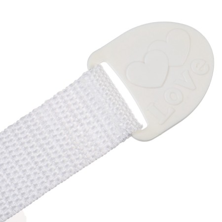A set of locks for doors and boxes, fabric, universal, 18 cm, 4 pcs., White color, crumb I-6
