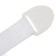 A set of locks for doors and boxes, fabric, universal, 18 cm, 4 pcs., White color, crumb I