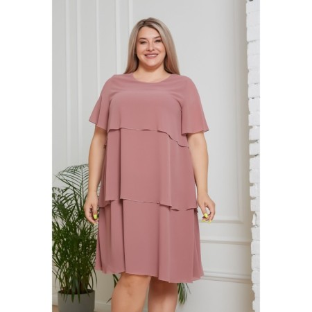 Female dress, size 52, powder color-1