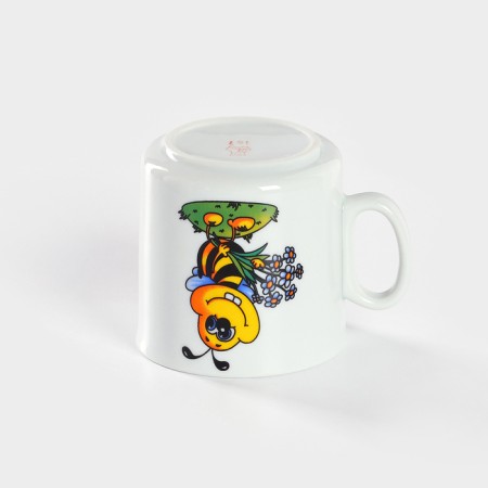 Porcelain mug "Bees", 200 ml, d = 7.2 cm, MIX drawing-2