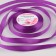 Satin tape, 12 mm × 23 ± 1 m, color warm purple No. 46