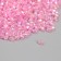 Beads for creativity Plastic "Rhombus Crystal Holographs Pink" set 20 grams 0.4x0.4 cm