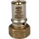 The coupling press Stout SFP-0016-001216, 1/2 "x 16 mm, with a plug nut, brass