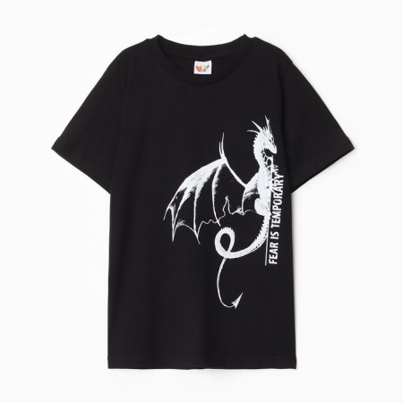 T -shirt for nursery, black color, height 152 cm