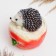 Pigger "Hedgehog on Apple" 16x14cm