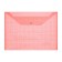 Folder-convert on the button, A4, 180 μm, calligrata "cage", tinted, red