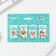 Set of magnetic bookmarks 4 pieces on the “dog” substrate