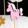 Toppers Set (6 B1) "Cute Unicorn", pink