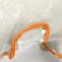 Dog raincoat, size S (DS 22, OG 35-38, Osh 36 cm), orange
