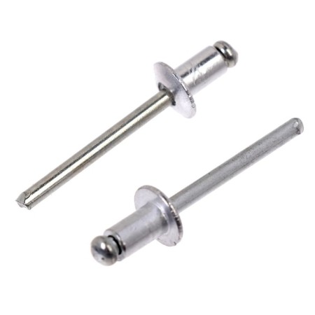 Rolls exhaust tundra krep, aluminum-steel, 4.8 x 10 mm, in the package 500 pcs.