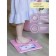 Garbage rug, “unicorn”, 30x36 cm, for retraining, pink