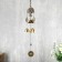 Wind Music Metal "tree" 3 bells, 3 coins 45 cm