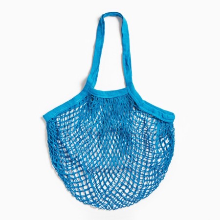 Avoska, 41 x 27 cm, handle 17 cm, cell 1.5 cm, blue-4