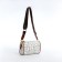 Bag Cross-Bodi with a zipper, white color